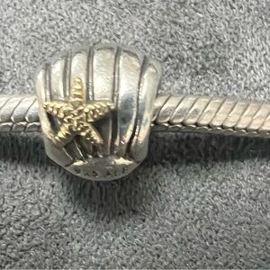 Pandora Authentic Silver and Gold Nautical Bracelet Charm